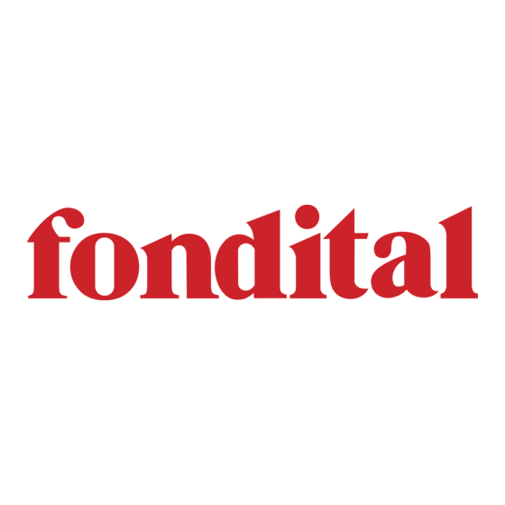 Fondital Alcor FDR Installation And Maintenance Manual