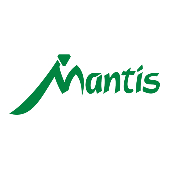 Mantis 7252 Owner's Manual
