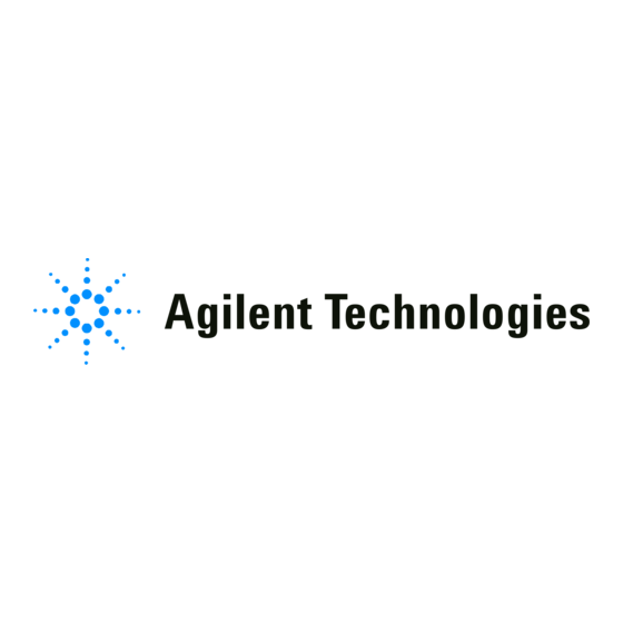 Agilent Technologies PNA Series Installation And Quick Start Manual