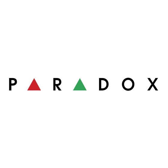 Paradox nvx80 Installation Quick Manual