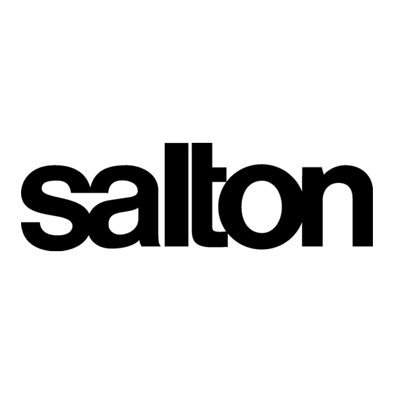 Salton CF-2029 Instruction Booklet