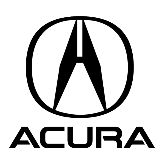 Acura TLX 2017 Manual