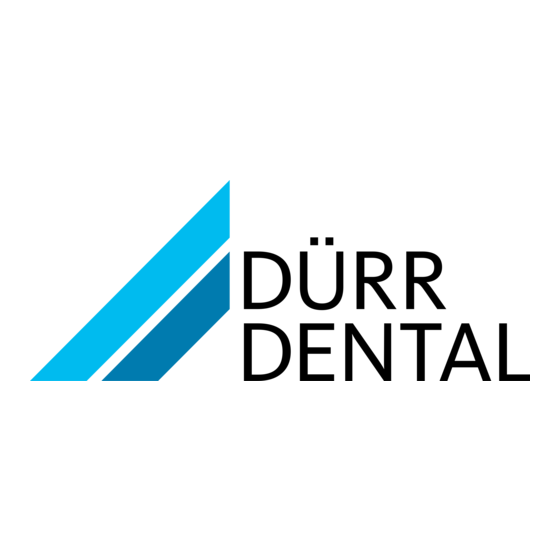 DURR DENTAL TORNADO 1 INSTALLATION AND OPERATING INSTRUCTIONS MANUAL ...