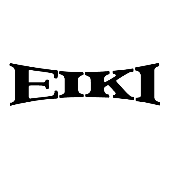 Eiki EK-121W Service Manual