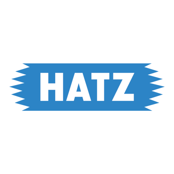 Hatz 2L40 Series Instruction Book