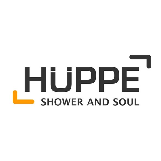 HÜPPE Aura Elegance Series Installation Instructions Manual