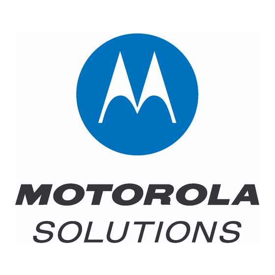 Motorola solutions APX 5500 User Manual