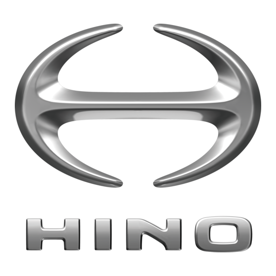 Hino Motors 300 Series Mounting Manual