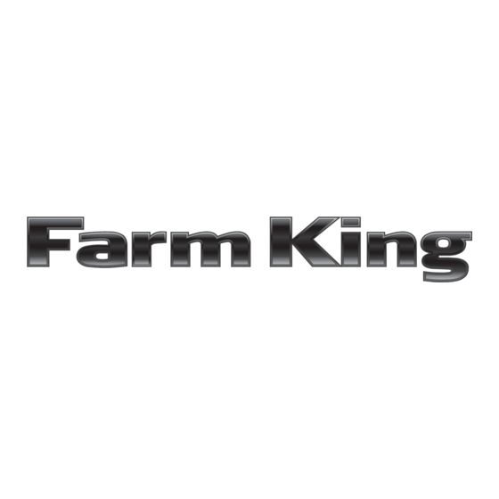 Farm King FK375 Operator And Parts Manual