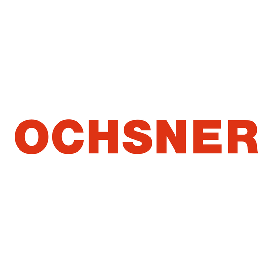 Ochsner Europa Mini IWP Installation And Operating Instructions Manual