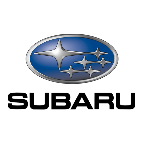 Subaru 2003 LEGACY Quick Reference Index