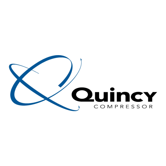 Quincy Compressor EWS 20 Instructions For Installation And Operation Manual