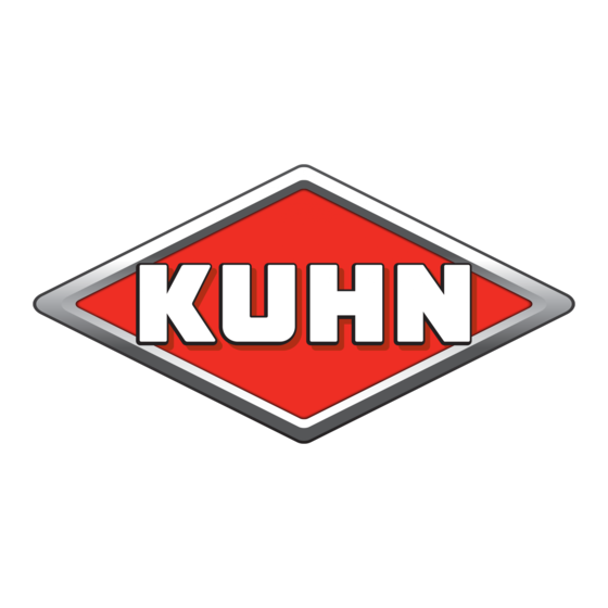 KUHN GA 6000 Assembly & Operators Manual