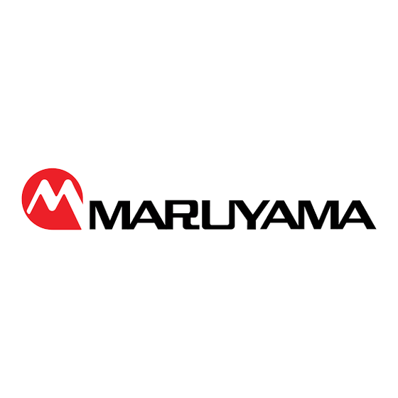 Maruyama MS0741 Operator's Manual