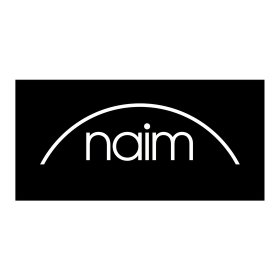 NAIM DAC-V1 Quick Start Manual