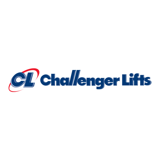 Challenger Lifts CL9 Installation & Operation Manual Supplement