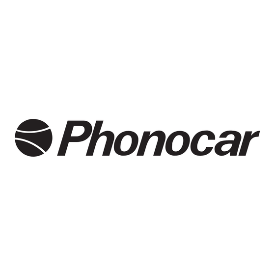 Phonocar VM 250 Instruction Manual