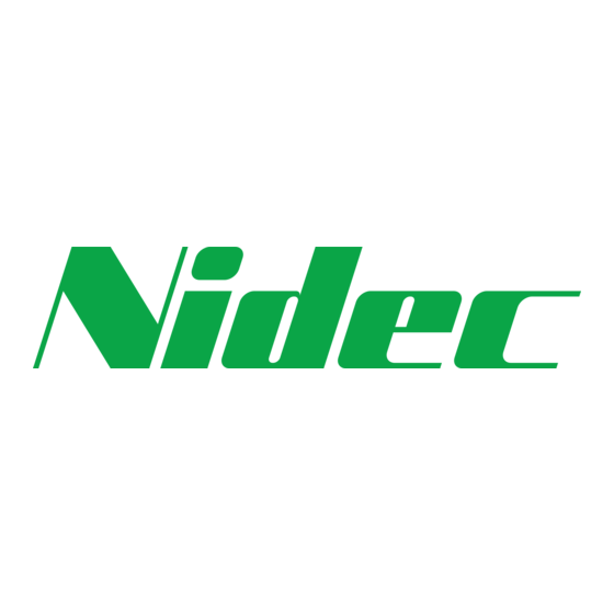 Nidec VR Series Installation Instructions