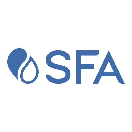 SFA Sanicondens Pro Operating & Installation Manual