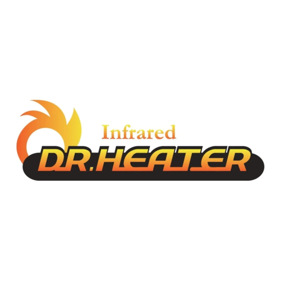 DR. Heater DR-9RC 120V Owner's Manual