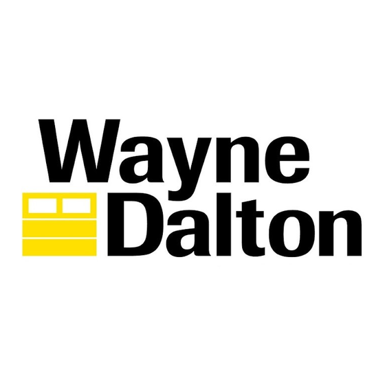 Wayne-Dalton ADV-X 888 Installation Instructions Manual