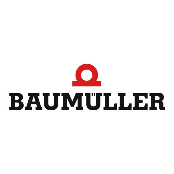 Baumuller BM5-O-SAF-000 Operating Instructions Manual