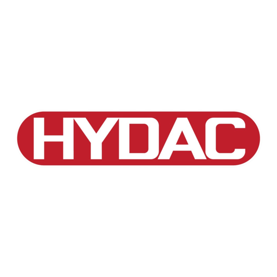 Hydac CS 1x10-A-0-0-0-1/-000 Quick Start Manual