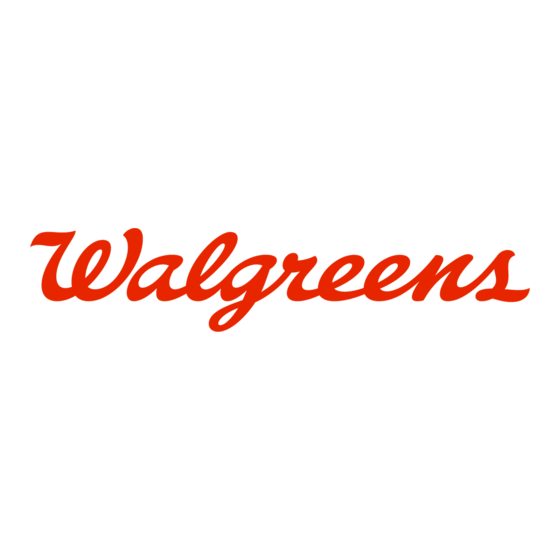 Walgreens Well WGNBPW-710 Manual