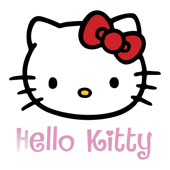 Hello Kitty  KT7009A Owner's Manual