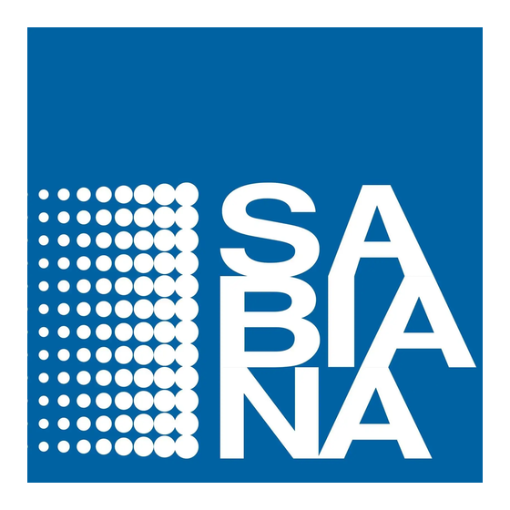 Sabiana Carisma Fly Installation, Use And Maintenance Manual