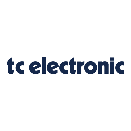 TC Electronic TouchMonitor TM7 User Manual