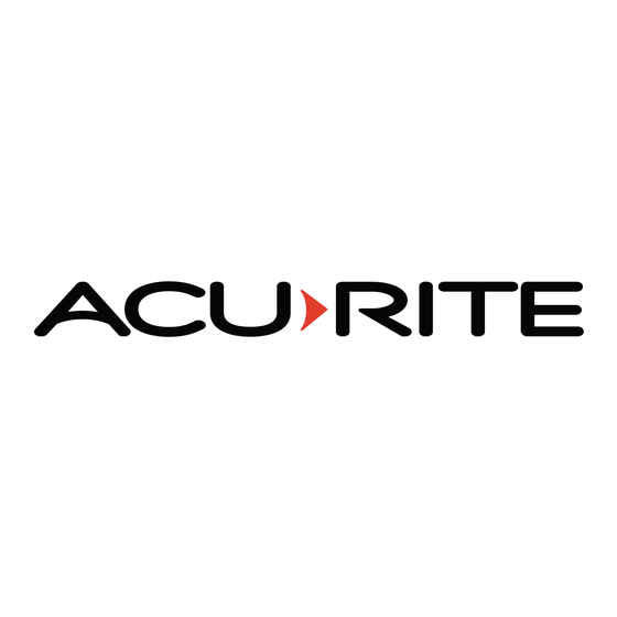 AcuRite 00837W Instruction Manual