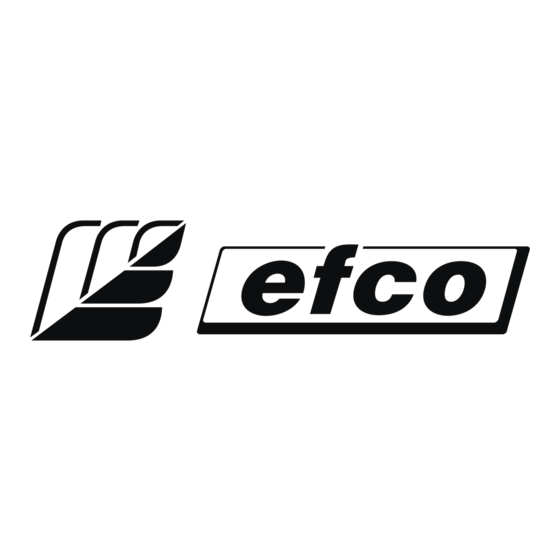Efco EF 1800E Operators Instruction Book