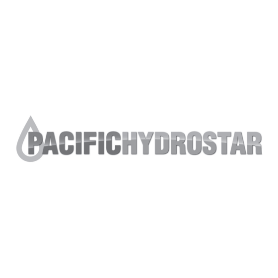 Pacific hydrostar PACIFIC HYDROSTRAR 97005 Set Up And Operating Instructions Manual