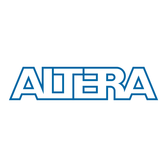Altera USB-Blaster User Manual