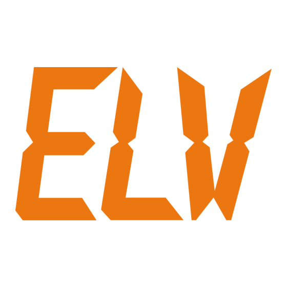 elv FHT8-Set User Manual
