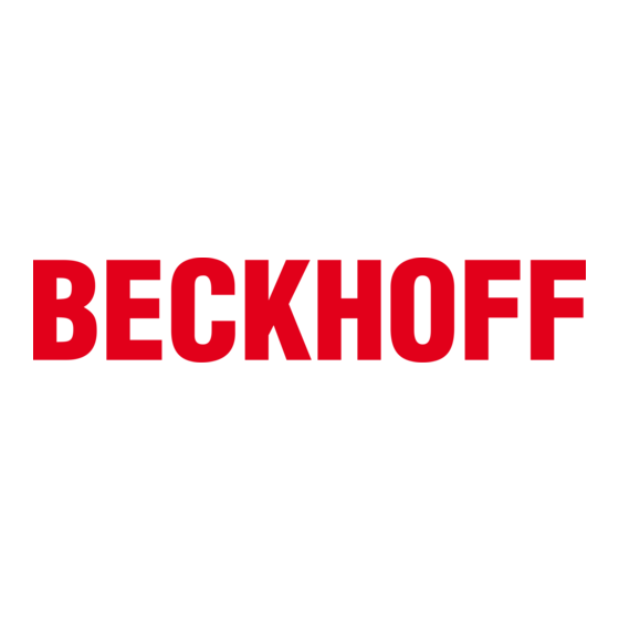 Beckhoff XTS Operating Instructions Manual