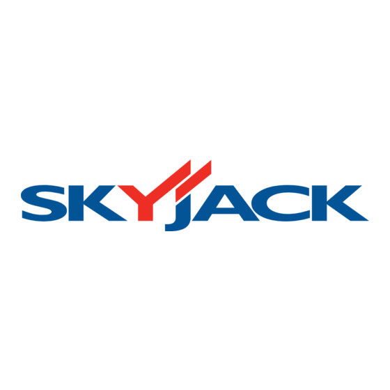 Skyjack SJ82 T Operation Manual