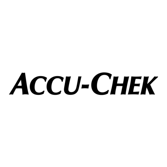 Accu-Chek Performa Quick Manual