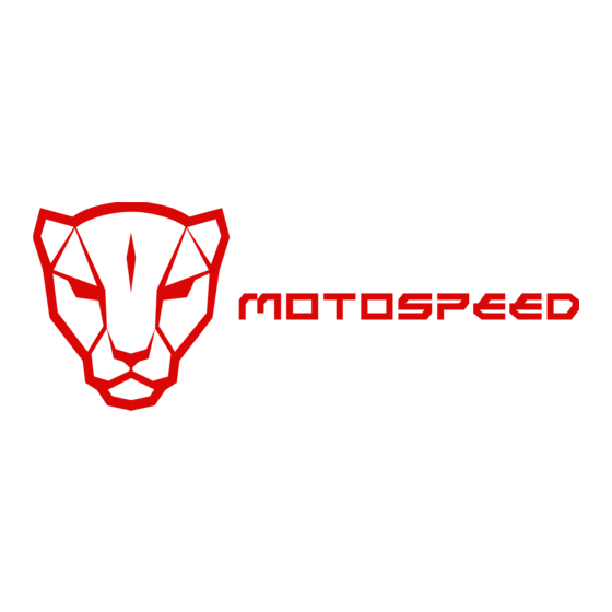 Motospeed SYNOPSIS Ck888 Manual