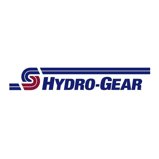 Hydro-Gear BDP-10L Service And Repair Manual