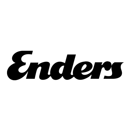 Enders COSYPOLO Assembly And Operating Instructions Manual