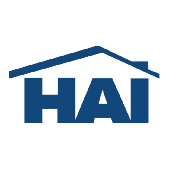 HAI 38A00-2 UPB Installation And Operating Instructions