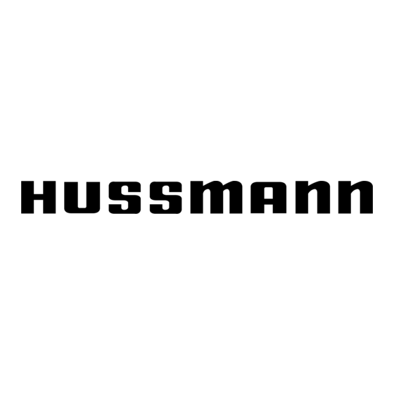 Hussmann CR3FO Installation & Operation Manual