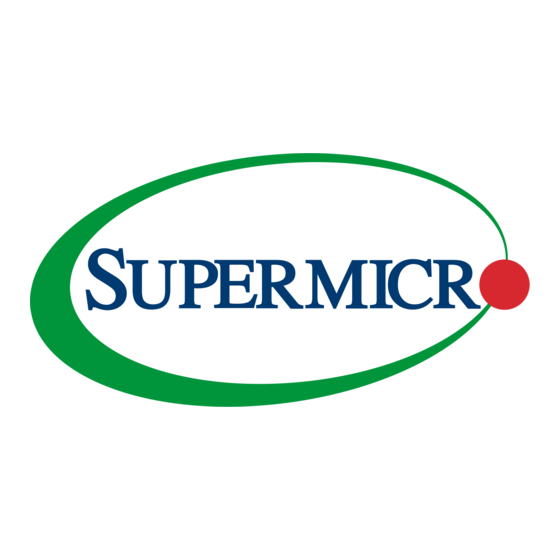 Supermicro SuperServer 2028TP-HC1R Quick Reference Manual