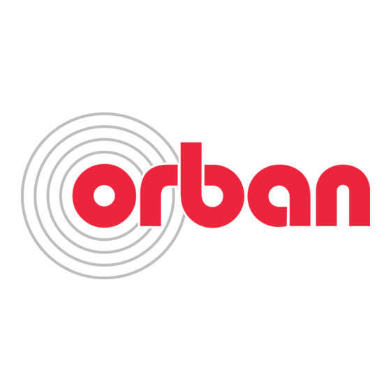 Orban Optimod-TV 8382 Operating Manual
