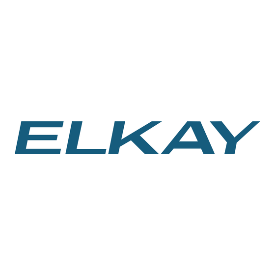 Elkay Deluxe EFA8 1L Series Installation, Care & Use Manual