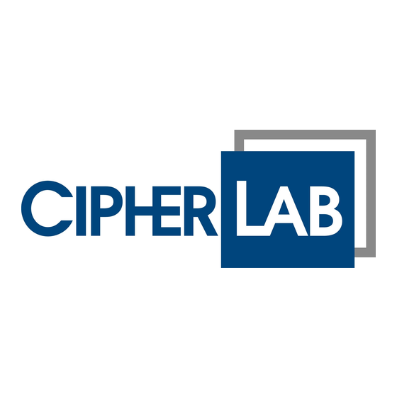CipherLab 3G Cradle Quick Start Manual