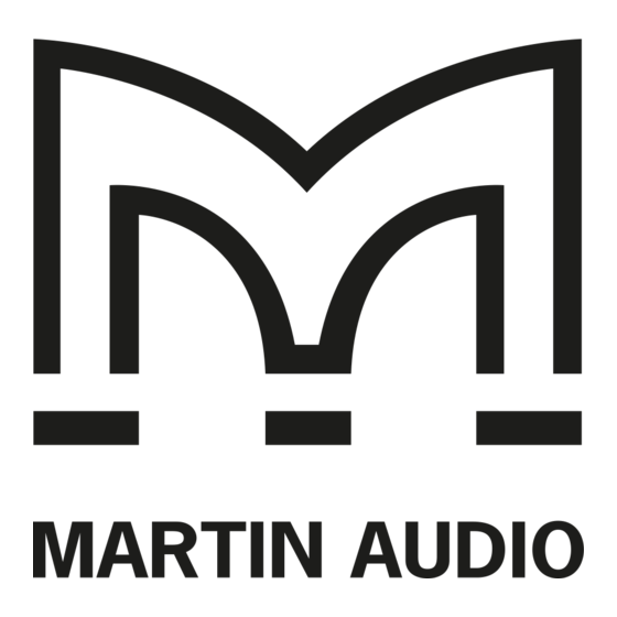 Martin Audio Compact Three-way Mid-high System W8C Technical Specifications