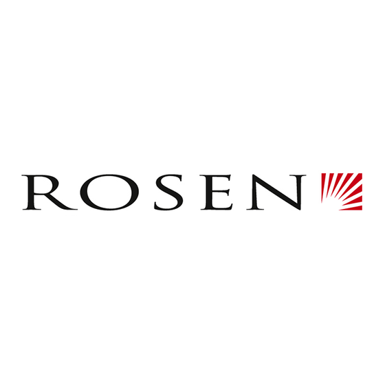 Rosen 9100452 User Manual